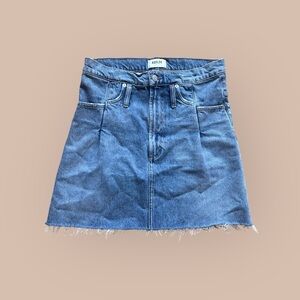 AGOLDE Size 26 Reworked Denim Mini Skirt